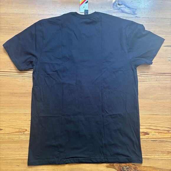DFB black Germany National Team ripple graphic short sleeve mens shirt SIZE L - Picture 5 of 5
